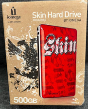 Iomega Skin Hard Drive 500GB Ego Skin Knock Out #35108 Red VERY COOL Brand New picture