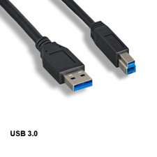 10x 3ft Spuer Speed USB 3.0 A to B Cable 5Gbps for Printer Scanner HDD Data picture