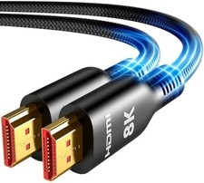 Highwings 8K Fiber Optic HDMI Cable 50FT 48Gbps Ultra High Speed picture
