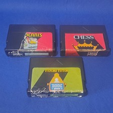 Radio Shack TRS-80 Cartridge Lot - Polaris - Typing Tutor - Chess picture