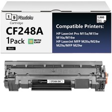 1 Pack CF248A 48A Toner Cartridge for HP LaserJet MFP M28a/w M29a/w Pro M16a/w picture