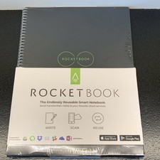 ROCKETBOOK Reusable Smart Notebook Frixion Pen Included Rocket Book Notes NEW picture
