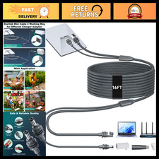 2-in-1 Starlink Mini Ethernet Cable 16.4FT/5M, High-Speed Network Connection picture