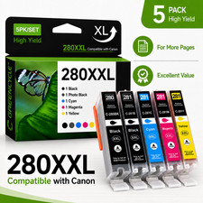 5PK PGI-280XXL CLI-281XXL Ink Cartridge Replacement for Canon PIXMA TR8620a picture