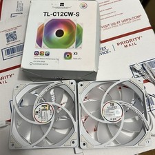 Thermalright TL-C12CW-S 120mm ARGB Fans 5V 3-Pin White (2 of 3 Pack) picture
