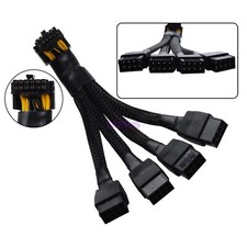 12VHPWR 16Pin(12+4) PCIE 5.0 to 4x8Pin(6+2P Power Adapter Cable for RTX4090 4080 picture