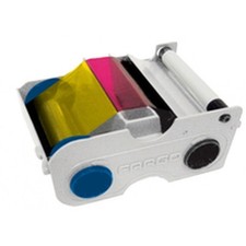 Fargo DTC1000 YMCKO Ribbon Cartridge w/ Cleaning Roller - 45000 picture