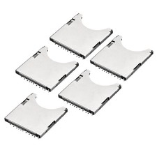 5 Pcs SD Memory Card Socket Holder Spring Loaded Push Type 10 Pin picture