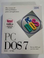 Vintage 1995 IBM PC DOS 7 Original Edition on 3.5