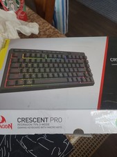 Redragon Crescent Pro K561 RGB Illuminated Wired USB Gaming Keyboard Black picture