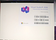 Microsoft Visual Studio 2026 Professional, No Subscription, 1 Device License picture
