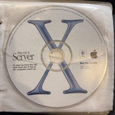 Apple Mac OS X Server 10.0 Unlimited & License With Apple Sales Web CD Binder picture