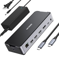 MOKiN 13in1-Multifunctional USB-C Docking Station-Dock Dual Monitor with 2 HDMI picture