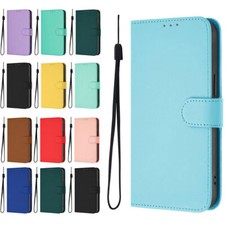 Candy Leather Wallet Cover Case For Infinix Hot 12 40 Spark Smart Tecno Camon 50 picture