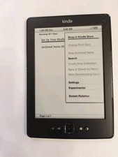 Amazon Kindle 4th / 5th Generation eReader, 2GB, Wi-Fi, 6in, Black, D01100 picture