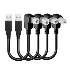 USB Cable Printer High Speed 90 Degrees USB 2.0 A Male to B Male Lead 0.3m - 5m picture