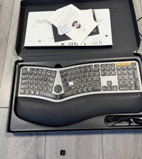 ProtoArc EKM01 Plus Ergonomic Wireless Keyboard BT/USB-C No Dongle Works picture