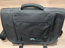 BRENTHAVEN ~ Black Triload Nylon Laptop Notebook Shoulder Bag Briefcase picture