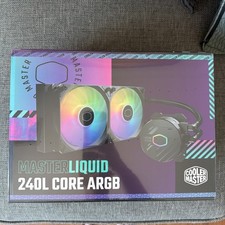 Cooler Master MasterLiquid 240L Core ARGB 240 AIO Cooler Brand New picture