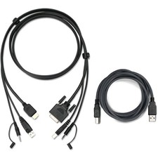 IOGEAR 6ft HDMI to DVI, USB KVM Cable Kit with Audio (TAA) picture