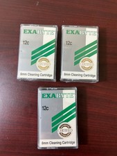 Exabyte 8mm Video8 HI8 D8 Digital8 DATA8 Head Cleaning Cleaner 12c NEW (3-Pack) picture