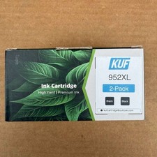 KUF 952XL Black Ink Cartridge 2-Pack High Yield HP 952XL Compatible picture