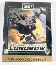 Electronic Arts Jane's AH-64D Longbow CD-ROM game 1997 NEW NOS ST533B29 picture