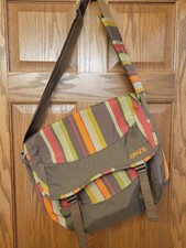Dakine Messenger Bag with Padded Laptop Compartment - Multi-color Striped picture