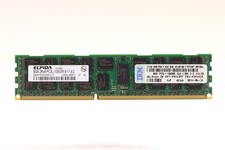 Elpida 8GB 2Rx4 PC3L-10600R-9-11-E2 ECC REG Server Memory EBJ81RF4EDWA-DJ-F picture