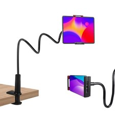 Stand Holder for Bed, Gooseneck Mount Stand Clip Flexible Long Arm Mount Clam... picture