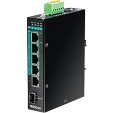 Trendnet TIPG541i 6-Port Industrial Gigabit PoE+ Switch picture