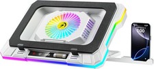 AICHESON RGB Laptop Cooling Pad for 15-19 Inch Laptops, XX295 picture