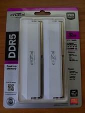 NEW 32GB (2x16GB) Crucial Micron DDR5 PC5-6000 Desktop RAM PC UDIMM picture