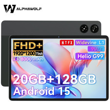 Android 15 Tablet 11inch Helio G99 Octa-Core 20GB RAM 128GB 90Hz Display 8000mAh picture