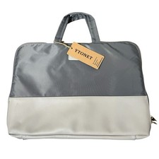 Ytonet 15.6 Inch Womens Laptop Sleeve Carrying Case Water Resistant Gray NWT picture