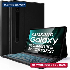LAMA Backlit Keyboard Case for Samsung Galaxy Tab S10 Lite/S10 FE/S9 FE 10.9'', picture