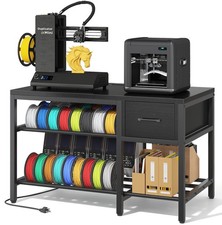 3D Printer Stand with Filament Storage – Heavy Duty Metal 3D Printer Table with picture
