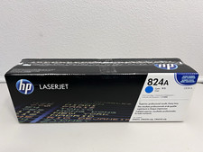 HP 824A (CB381A) Cyan Genuine/Original Print Cartridge Open Box Sealed picture