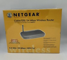 NETGEAR Cable/DSL WGR614 54 Mbps 4-Port 10/100 Wireless G Router (WGR614NA) NEW picture