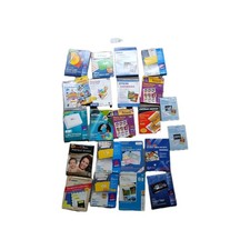 Huge Vintage Lot Various PC Photo Paper Labels CD Labels Banner Paper & More picture