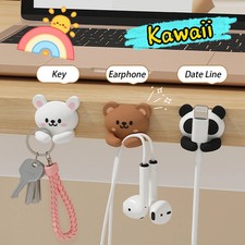 Worthbuy Desktop Cute Cable Organizers Holder Clips Desk Tidy Organiser Self Adh picture