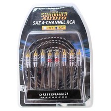 Sundown Audio 4 Channel SAZ RCA Interconnect Cables 12ft - 25ft picture
