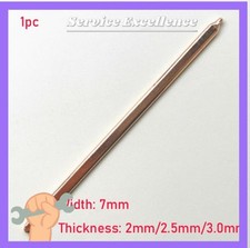 40-400mm L Width 7mm Copper Flat Heat Pipe for Cooling Laptop CPU/GPU Heatsink  picture