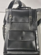ECOSUSI Laptop Backpack for Women PU Leather Black Vintage Laptop 15.6 In NEW picture