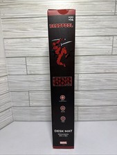 Marvel Comic Deadpool Gaming Desk Mat Mouse Pad, 31”x 15” Red & Black, Brand New picture