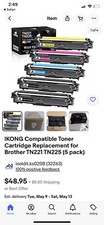 IKONG Compatible Toner Cartridge Replacement for Brother TN221 TN225 (5 pack) picture