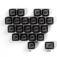YAKESTONE MOA Heart-Shaped Keycaps Transparent PC Cherry MX Keyboards picture