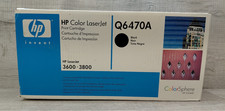 HP Original Q6470A Black Laser Toner Cartridge  Brand New - Sealed picture