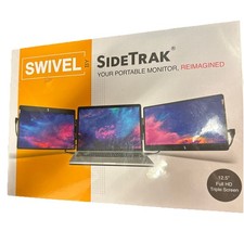 🔥SideTrak Swivel Pro Double 12.5”Attachable Portable Monitor 2 Screens & Hub picture