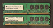 2GB 2x1GB PC2-4200U MICRON MT16HTF12864AY-53ED4 DDR2-533 picture
